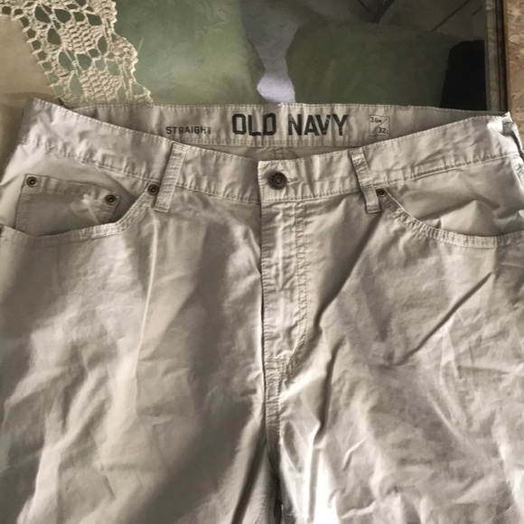 OLD NAVY STRAIGHT KHAKIS - Picture 3 of 4
